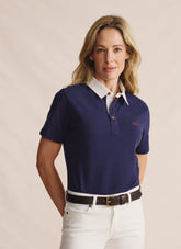 Tuli Short Sleeve Polo - Navy