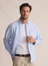 Aberdeen Long Sleeve Shirt - Pale Blue Oxford