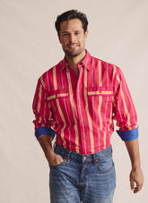 Armstrong Full Placket Work Shirt - Pink