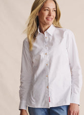 Lennard Long Sleeve Shirt - White