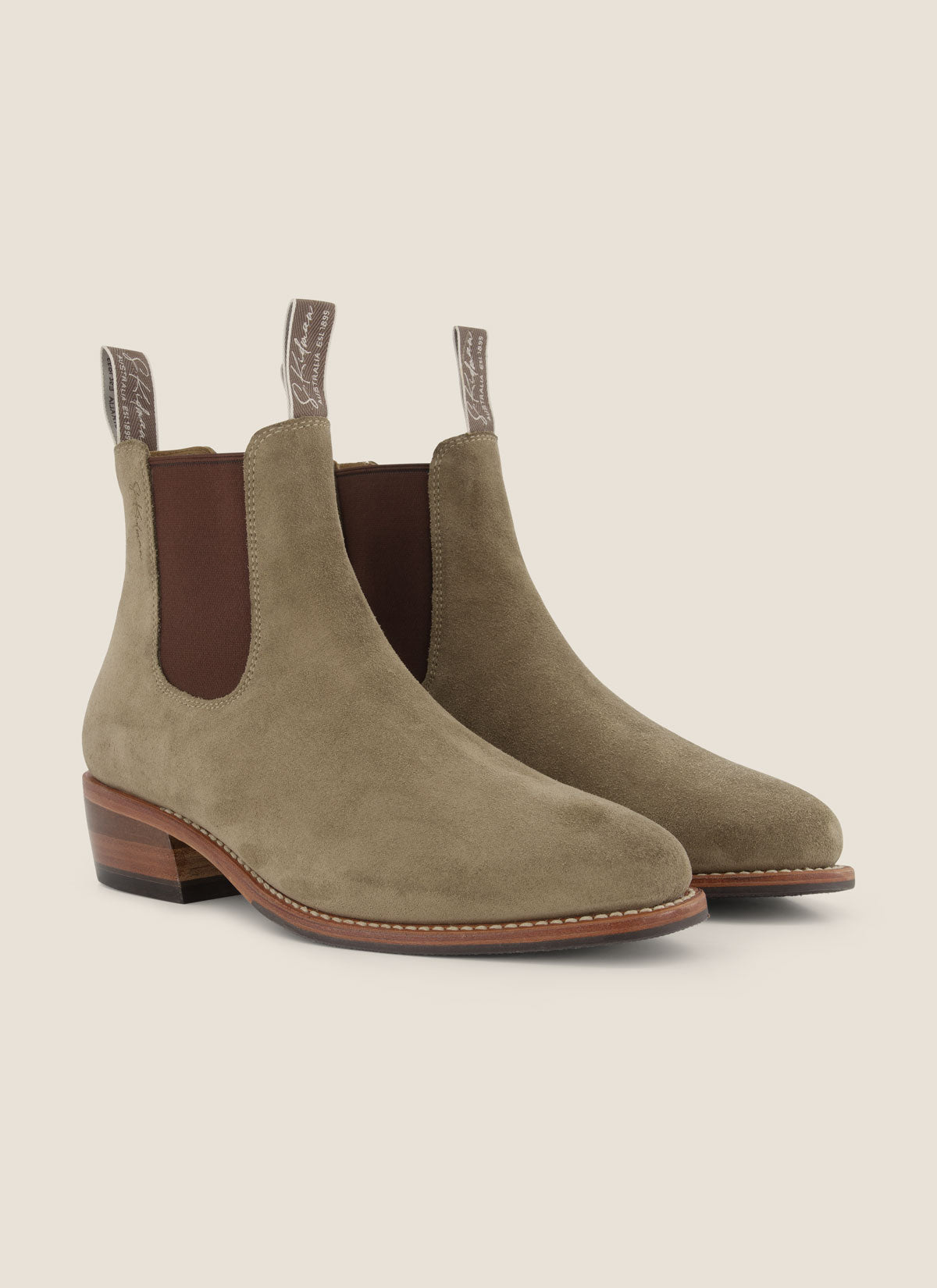 016 Matilda Suede Boot Mushroom