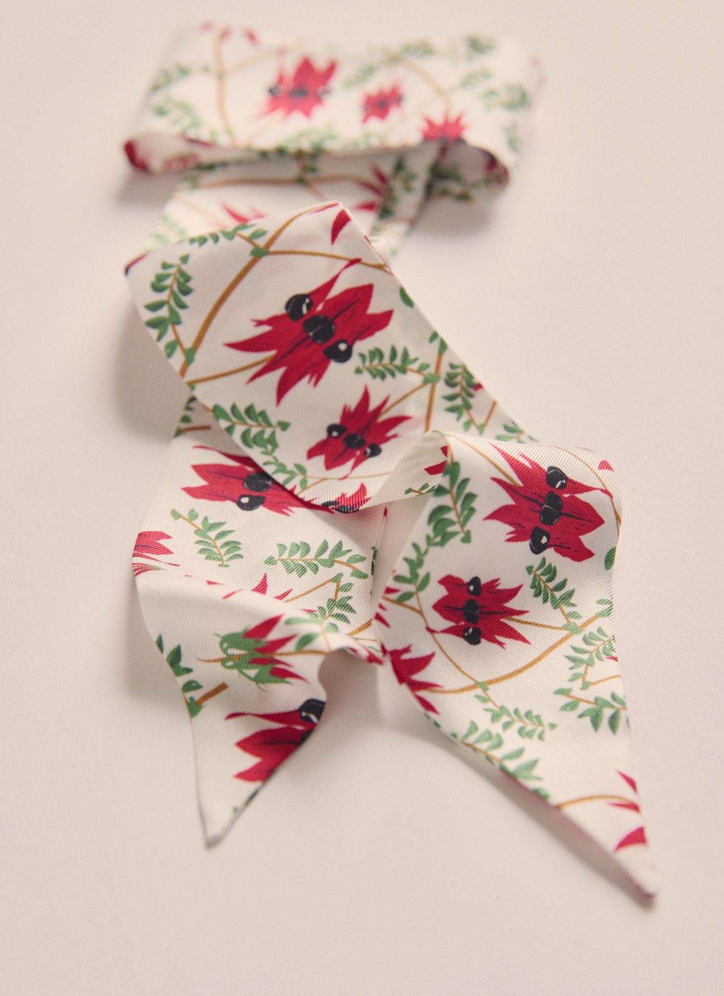 Pinnaroo Cotton Twilly Scarf - White – Kidman Clothing