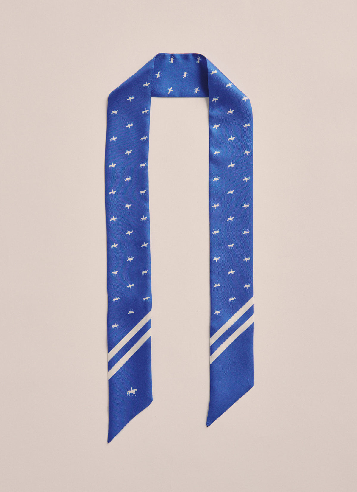 Pinnaroo Cotton Twilly Scarf - Mid Blue – Kidman Clothing