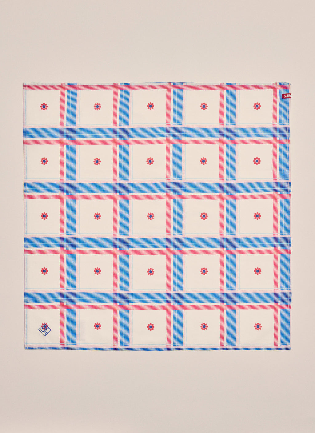 Parachilna Bandana - Mid Blue Check