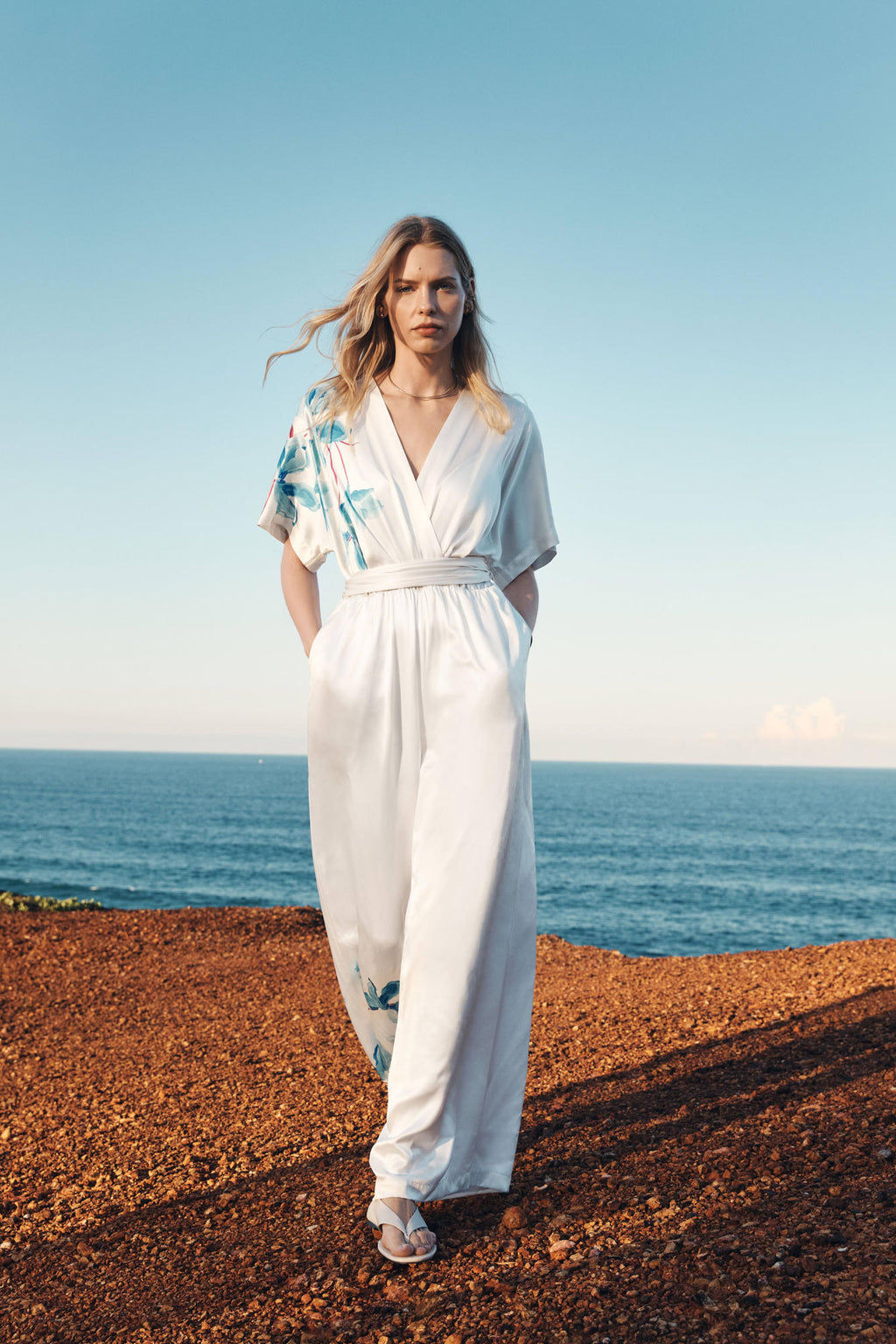 Mulga Paradise Silk Pantsuit