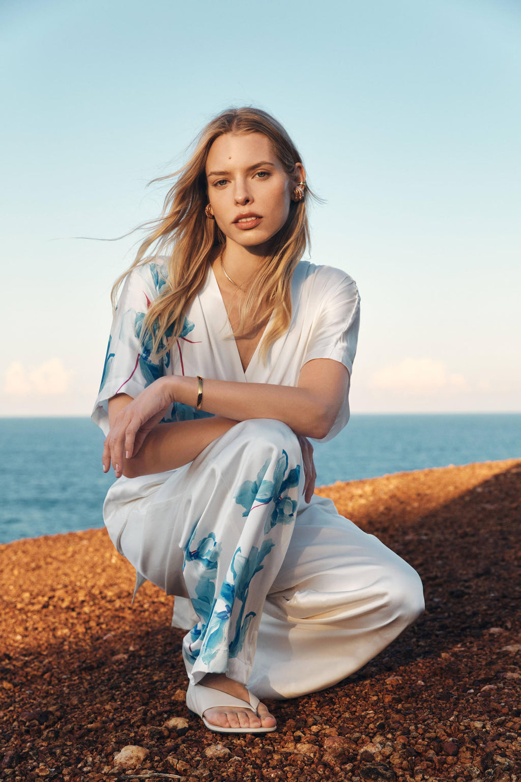 Mulga Paradise Silk Pantsuit