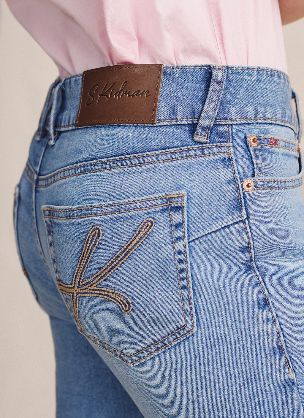 Bimbi Bootleg Long Jean - Light Wash
