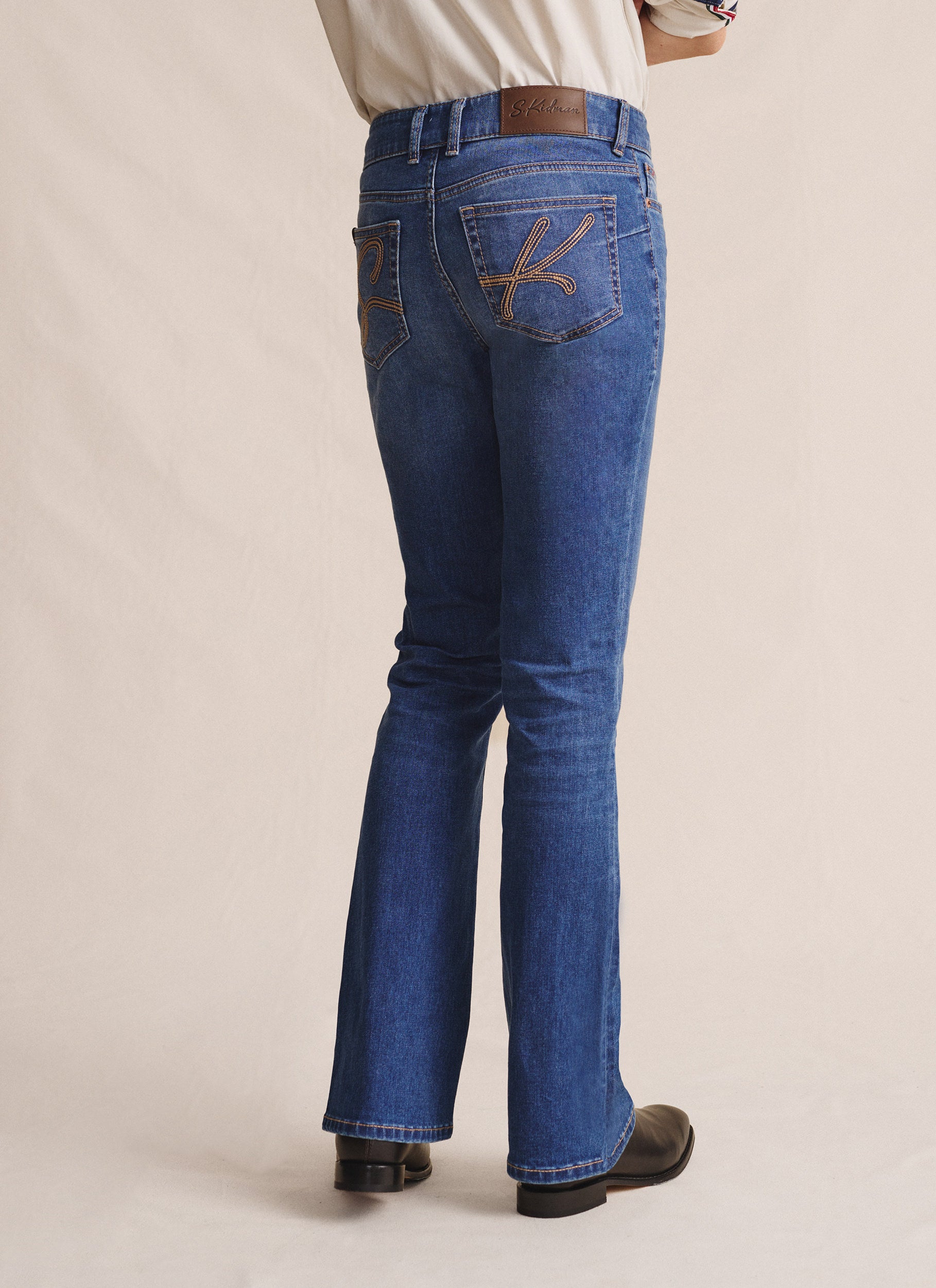 Bimbi Bootleg Regular Jean - Mid Wash
