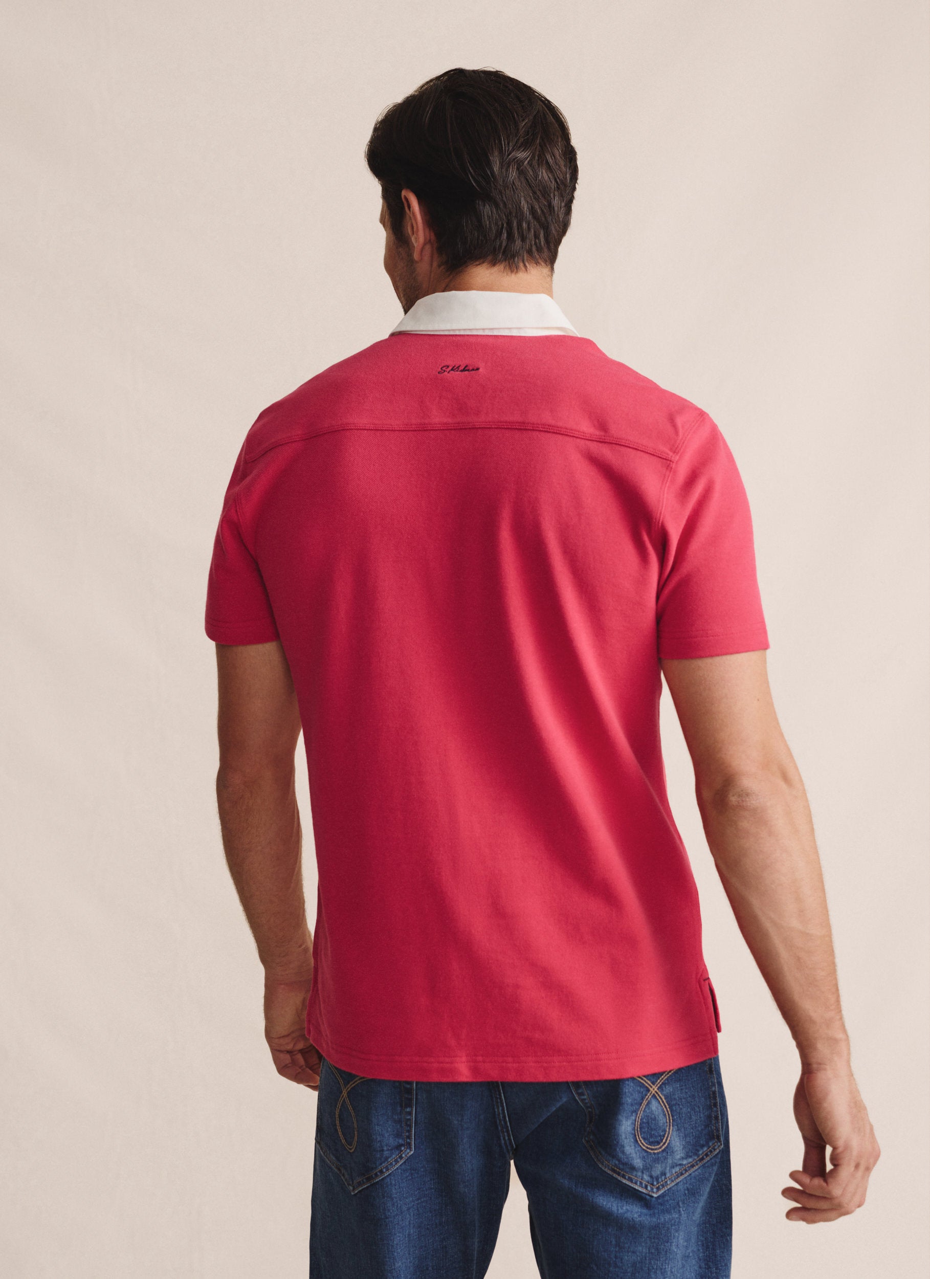 Fitzroy Short Sleeve Polo - Red