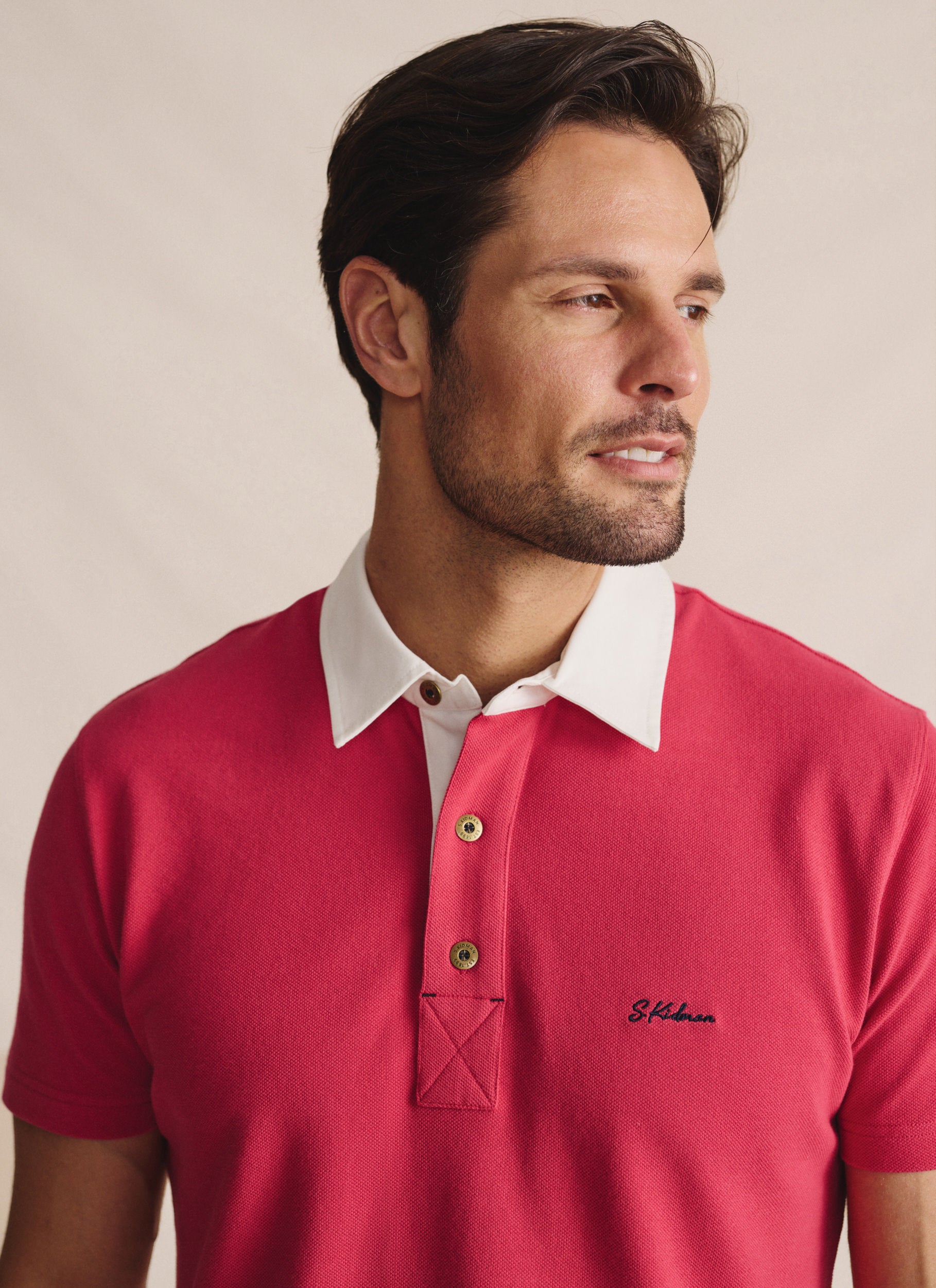 Fitzroy Short Sleeve Polo - Red