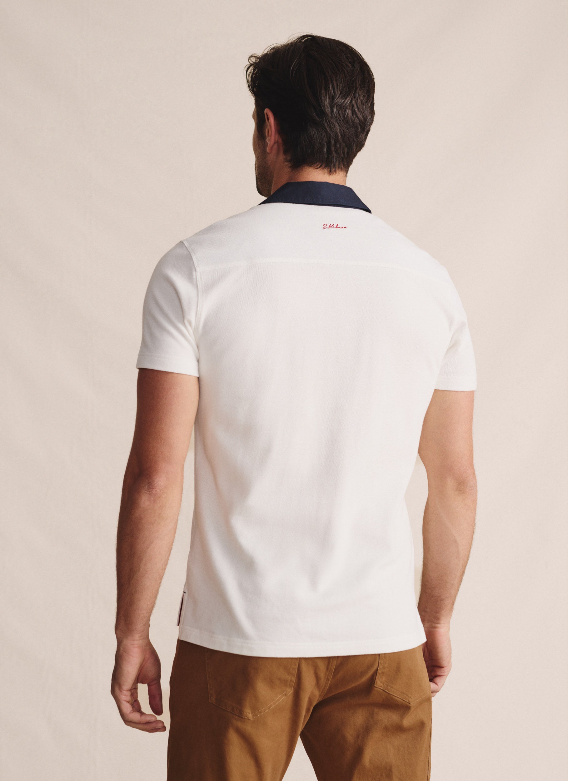 Fitzroy Short Sleeve Polo - White