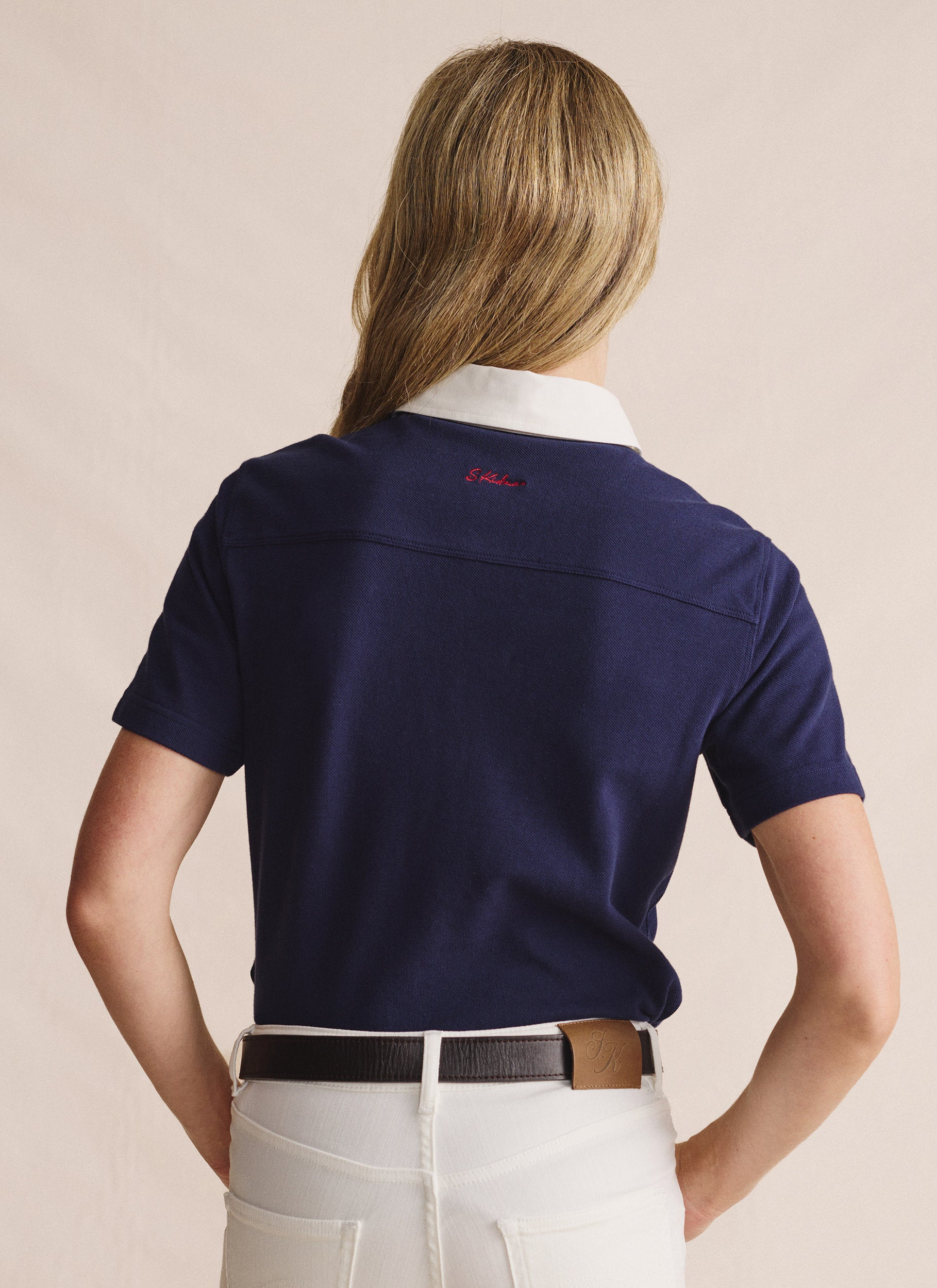 Tuli Short Sleeve Polo - Navy