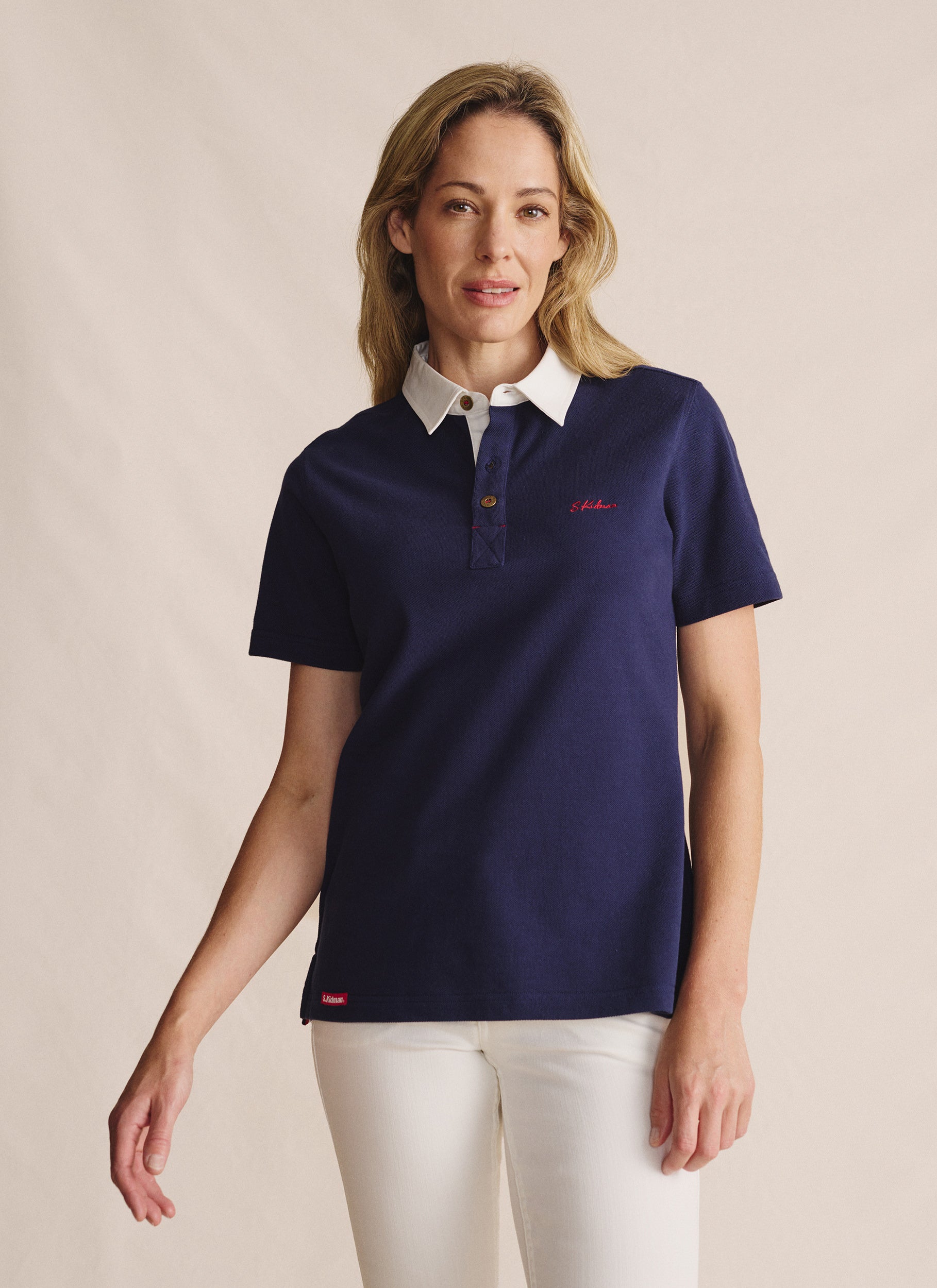 Tuli Short Sleeve Polo - Navy