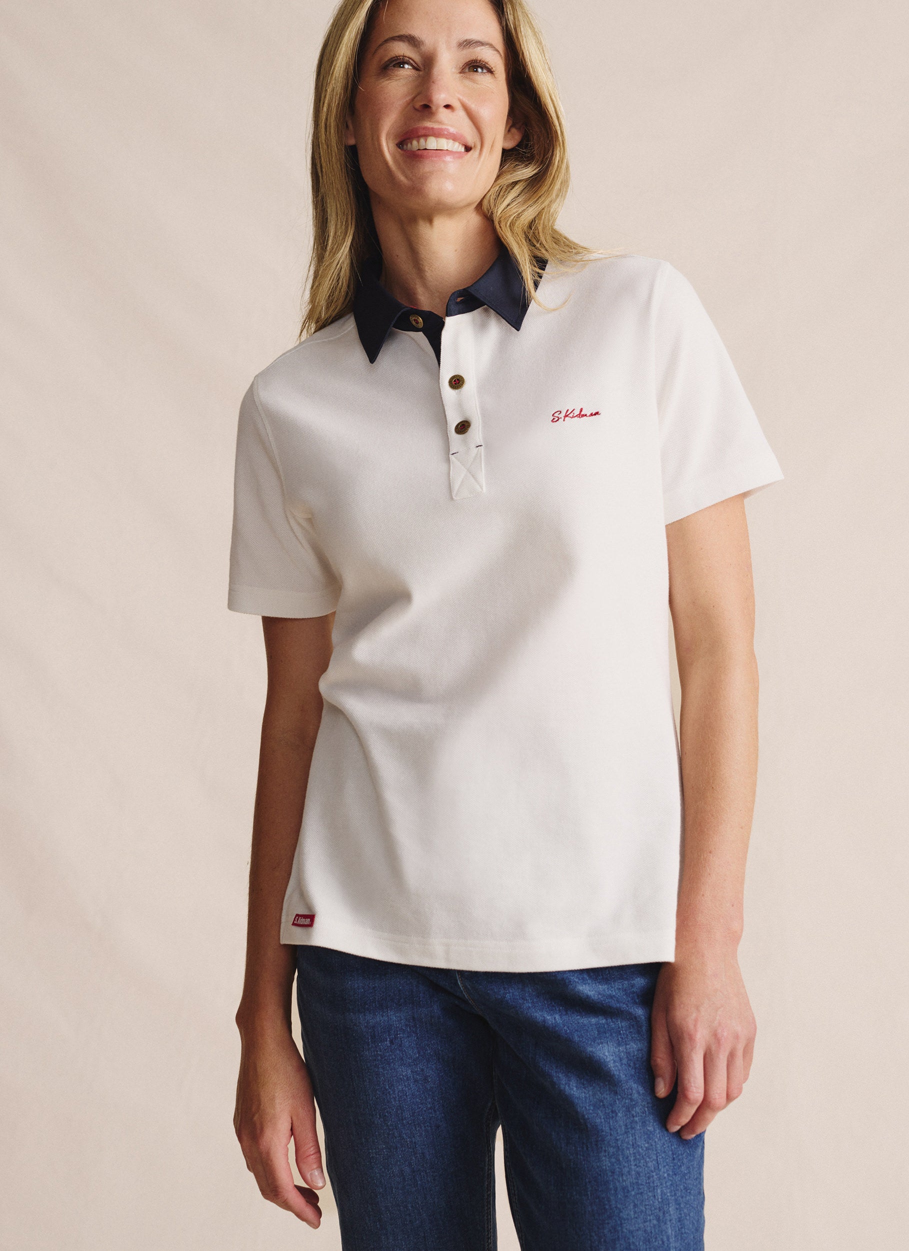 Tuli Short Sleeve Polo - White