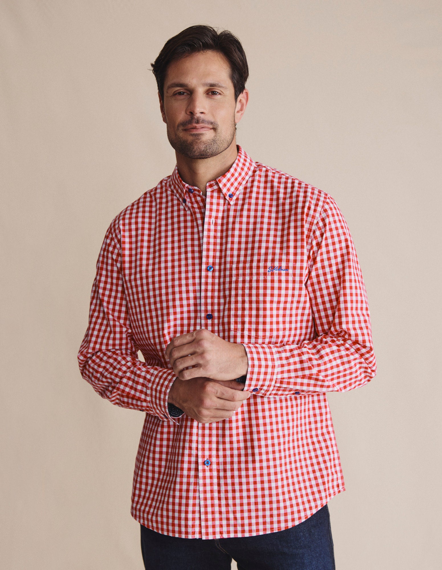 Holstein Long Sleeve Shirt - Red