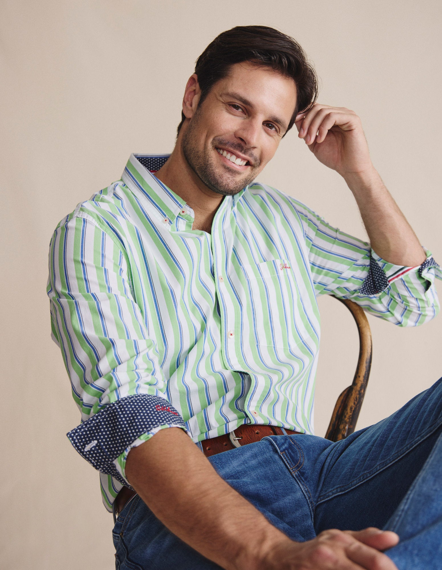 Dexter Long Sleeve Shirt - Green