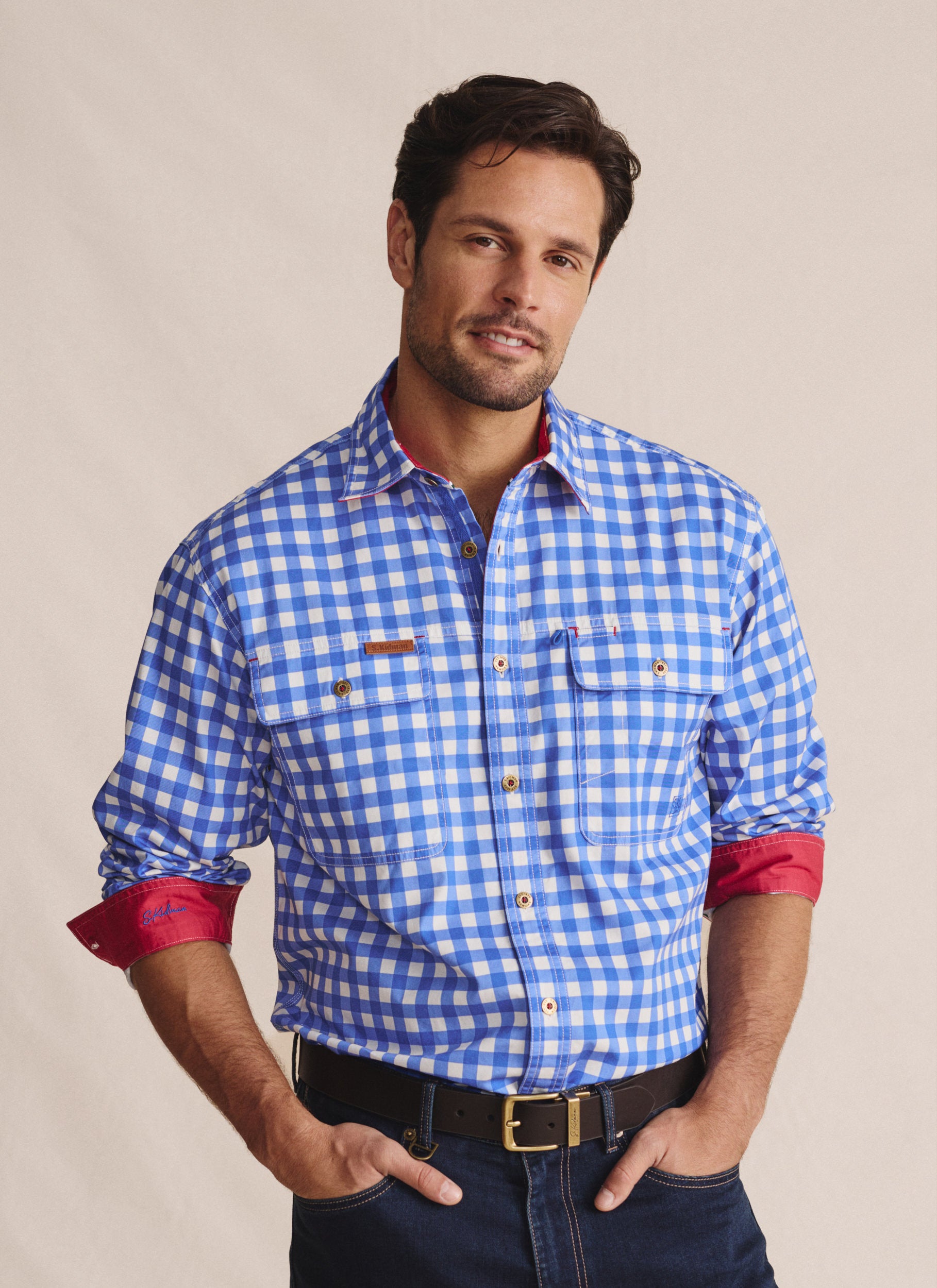 Armstrong Work Shirt - Mid Blue