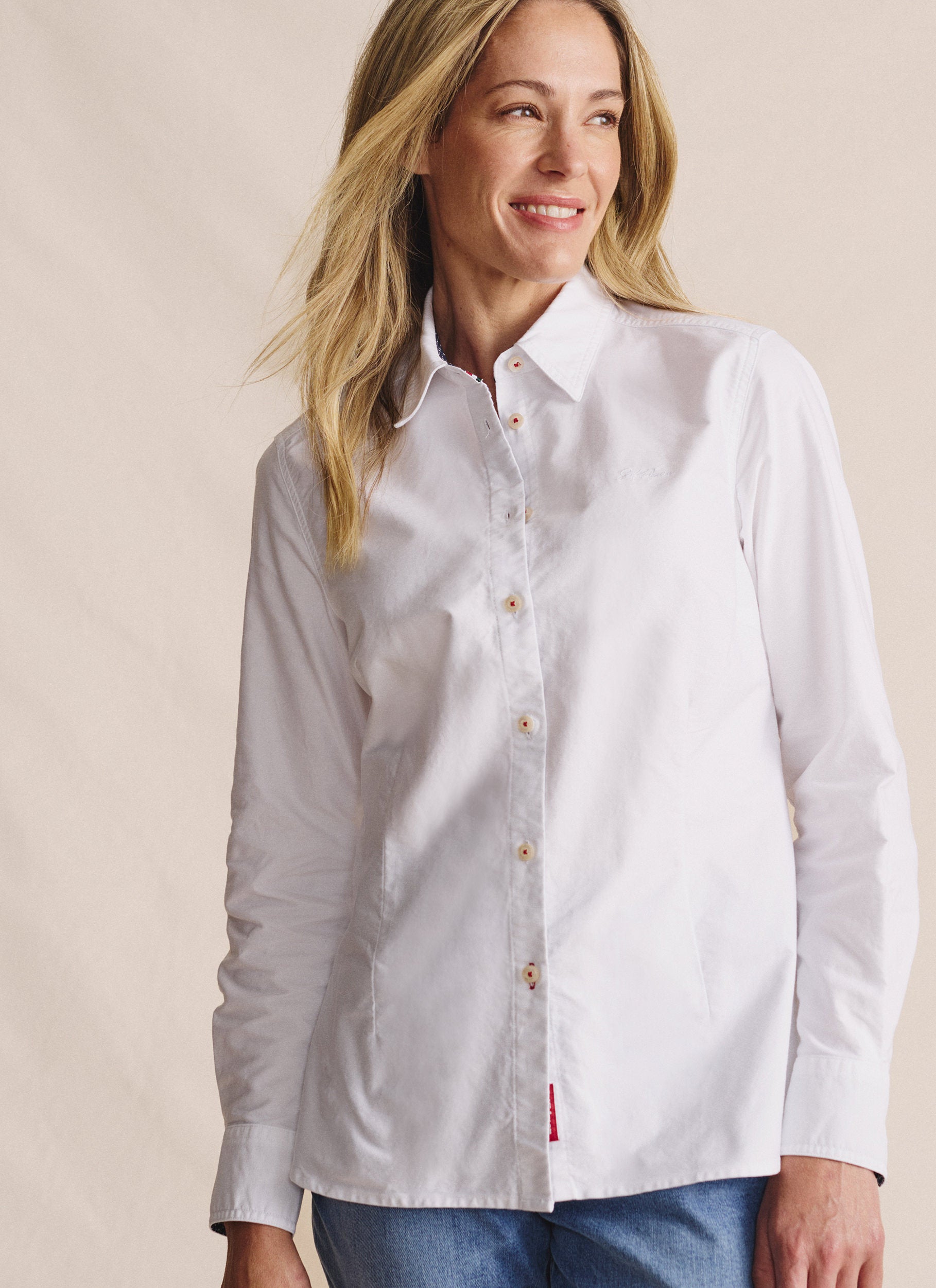 Lennard Long Sleeve Shirt - White