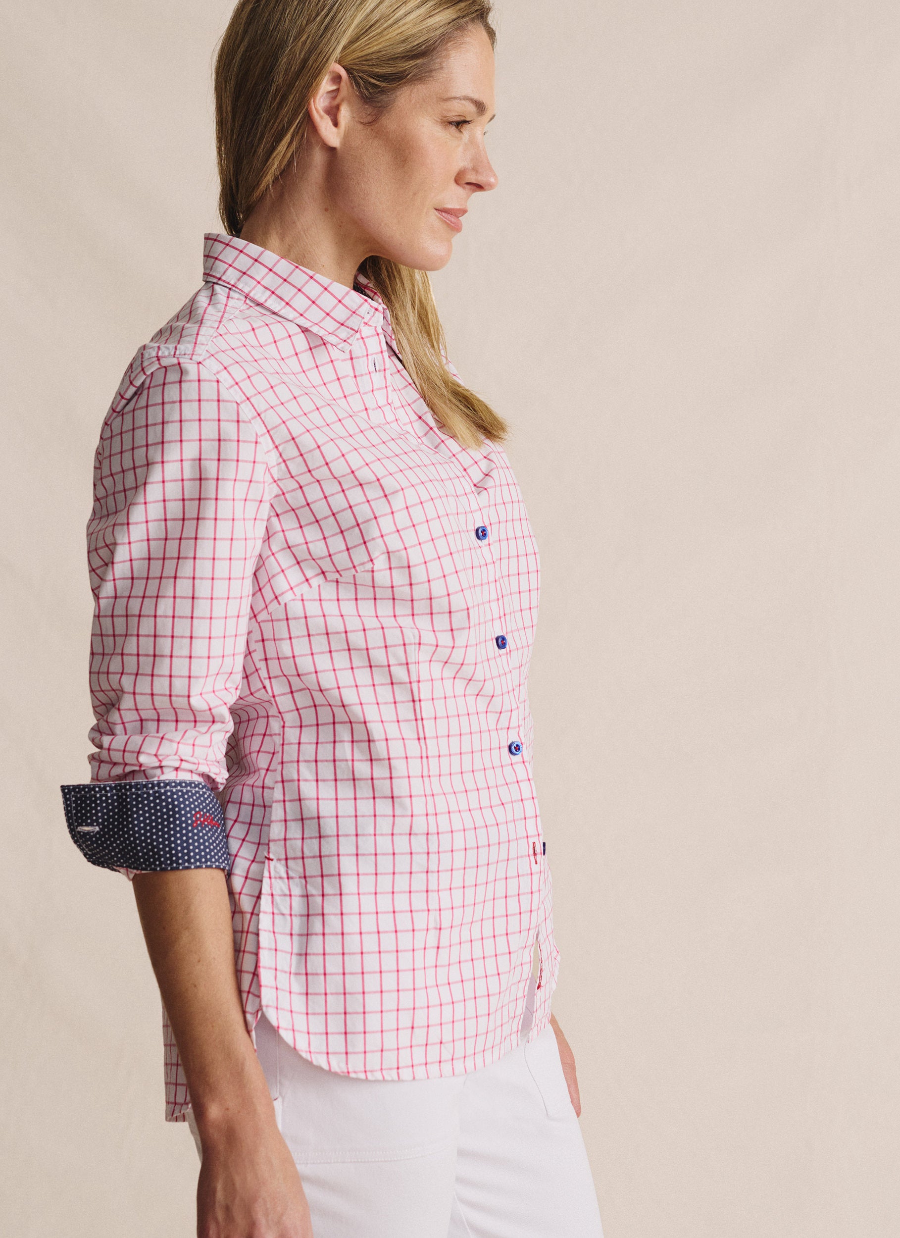 Capertee Long Sleeve  Shirt-Pink