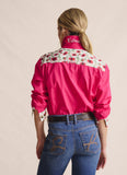 Camfield Half Placket Work Shirt - Bright Pink
