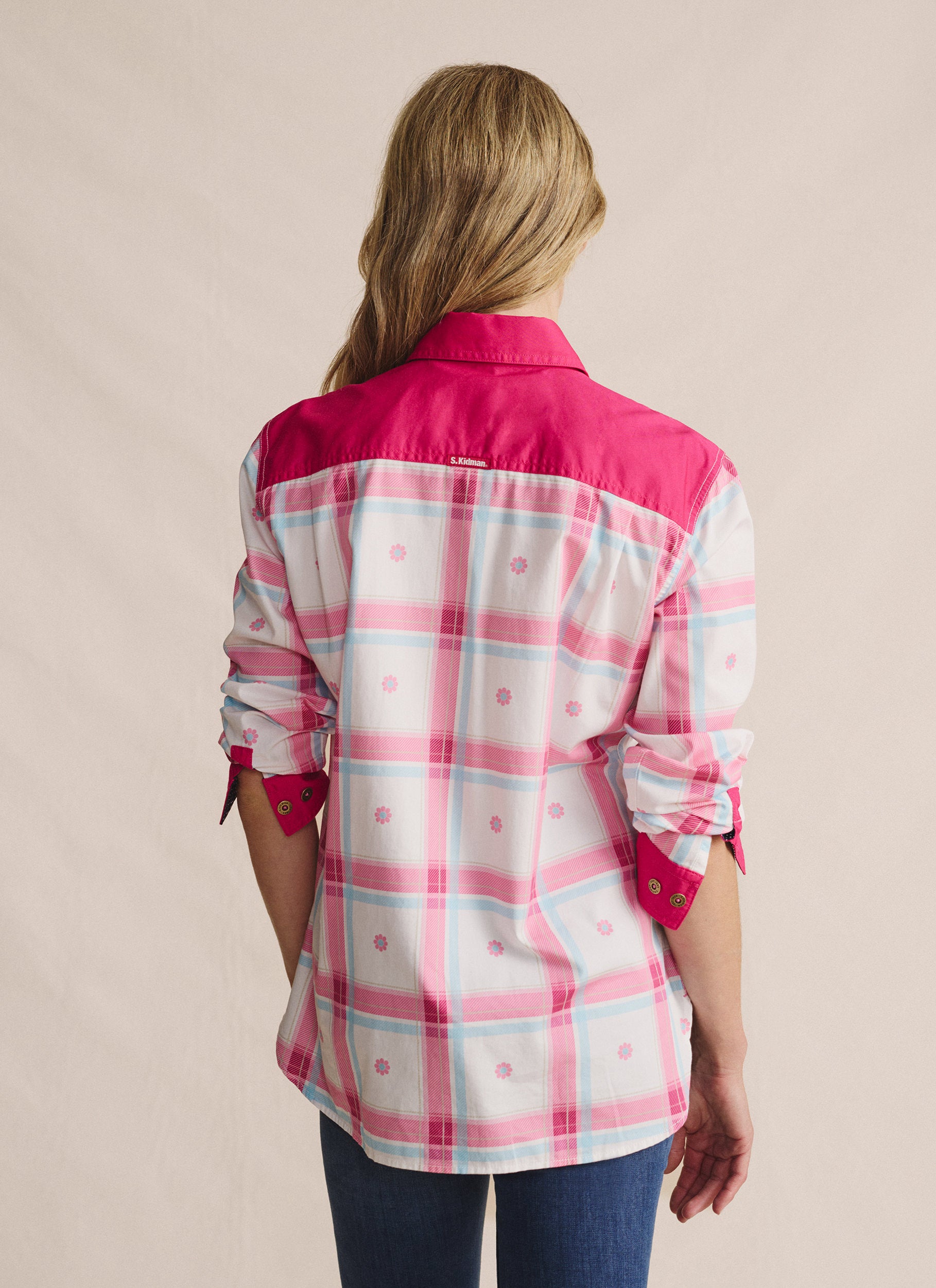 Spencer Full Placket Work Shirt - Pink