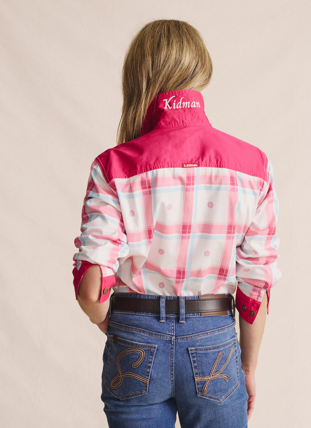 Camfield Half Placket Work Shirt - Pink