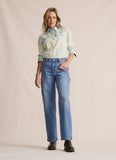 Camfield Half Placket Work Shirt - Sky Blue