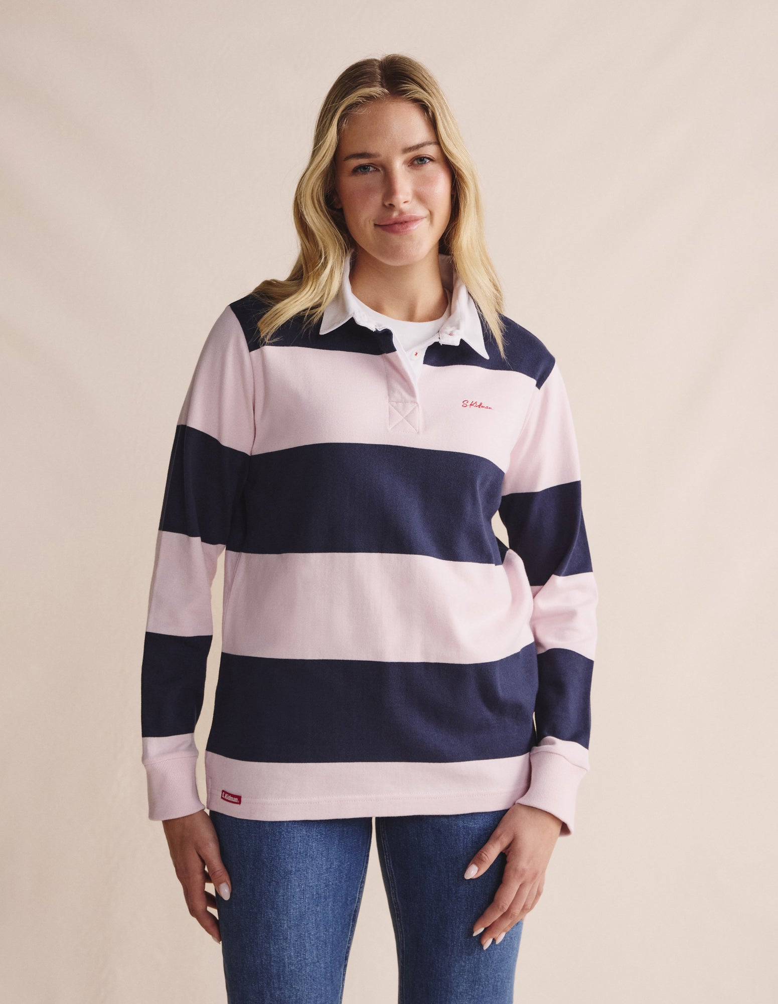 Tingha Stripe Rugby - Pink