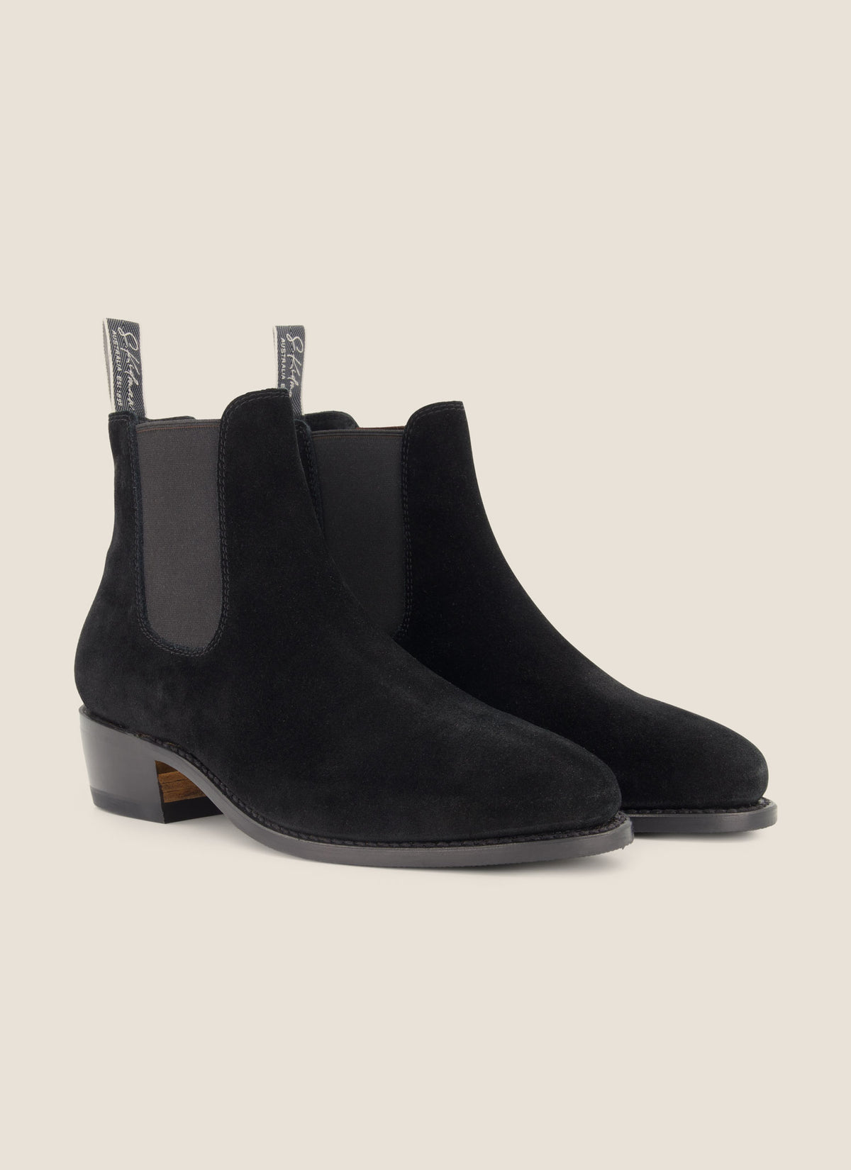 016 Matilda Suede Boot Black