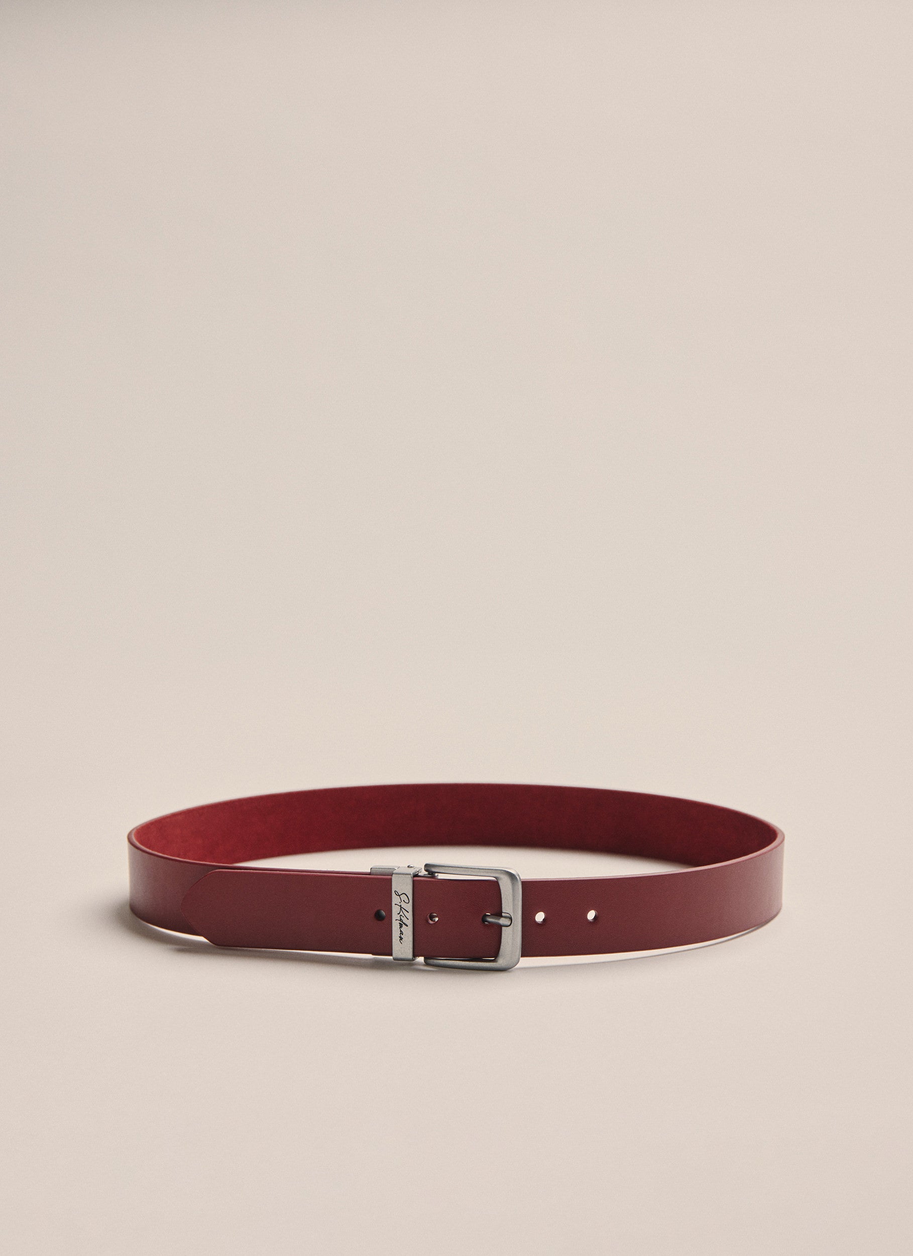 Sundown Leather Belt - Pilbara Red