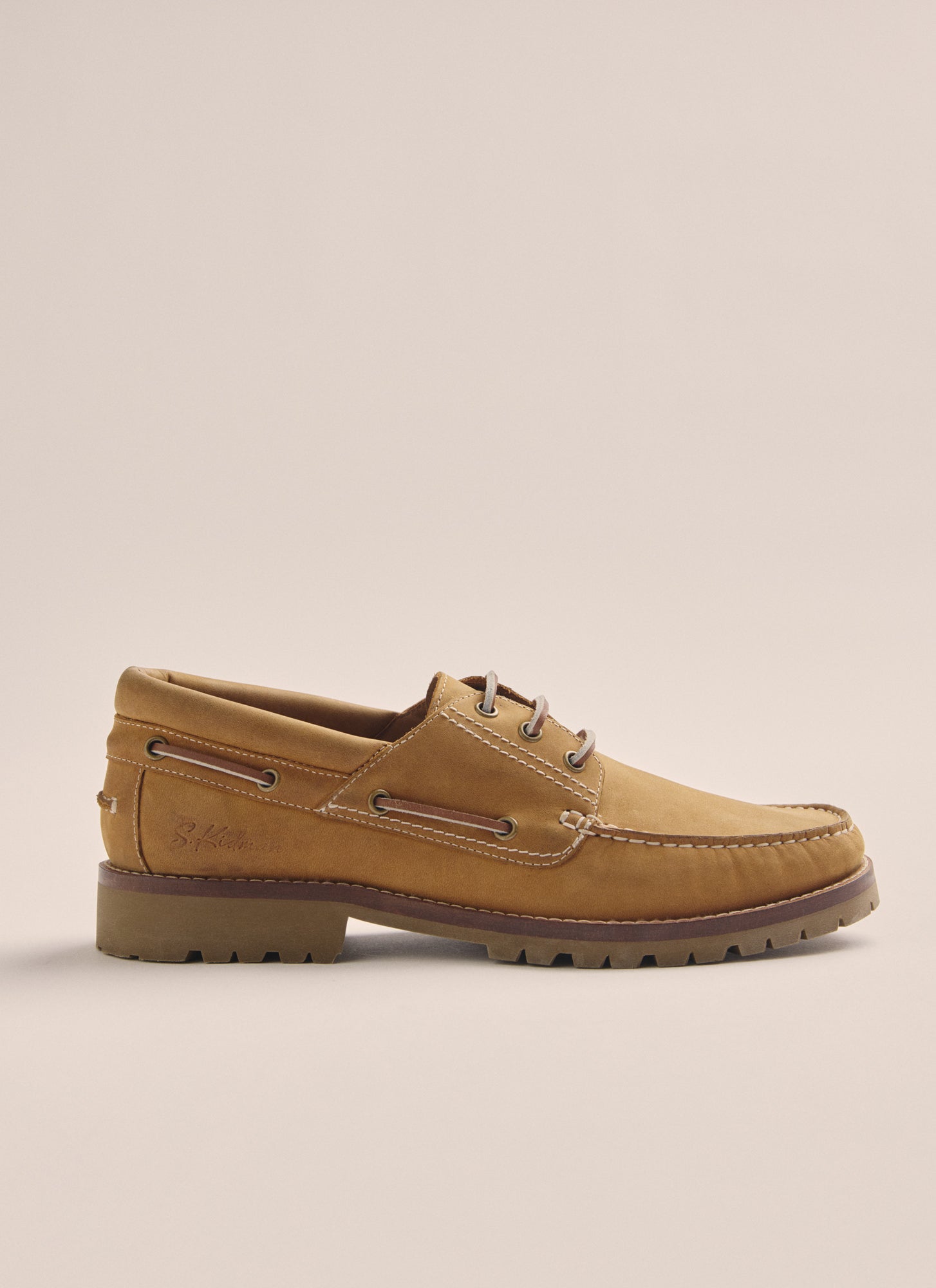 Hamilton Men's Boat Shoe - Light Tan
