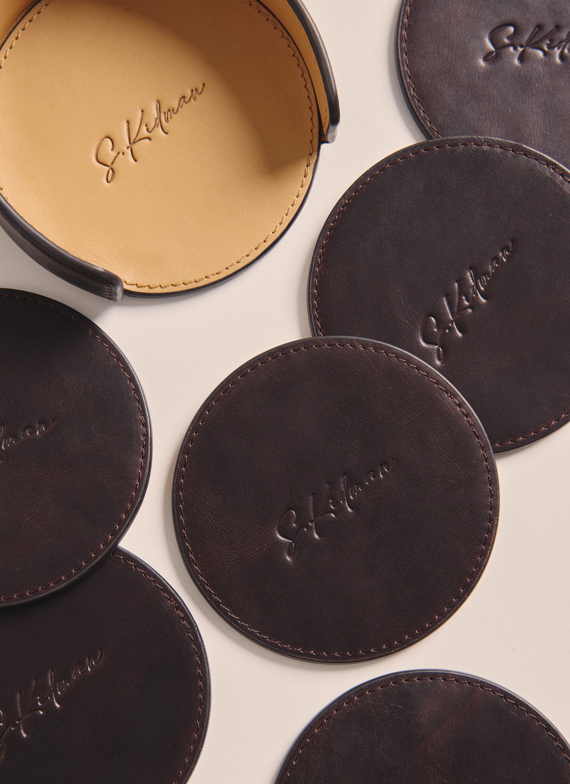 Bungala Coasters - Brown