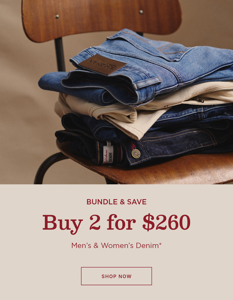 Buy 2 for $260 Men's & Women's Denim*